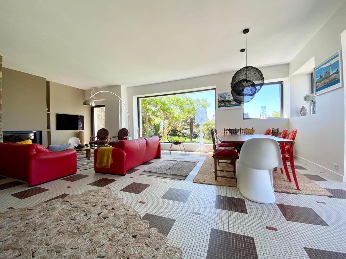 Superbe Villa Vue Sur Mer, Corniche De La Plage Benodet Bagian luar foto
