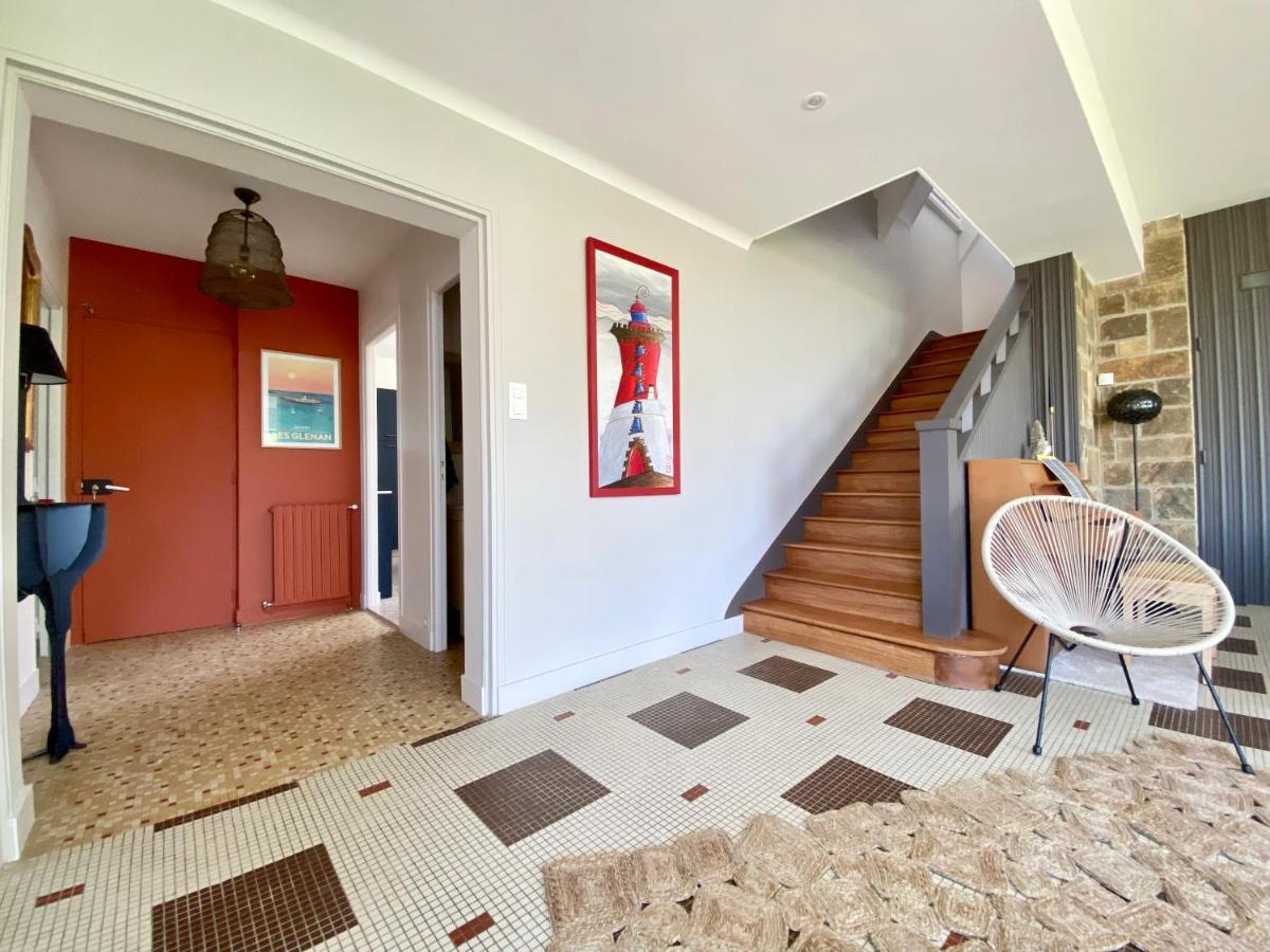 Superbe Villa Vue Sur Mer, Corniche De La Plage Benodet Bagian luar foto