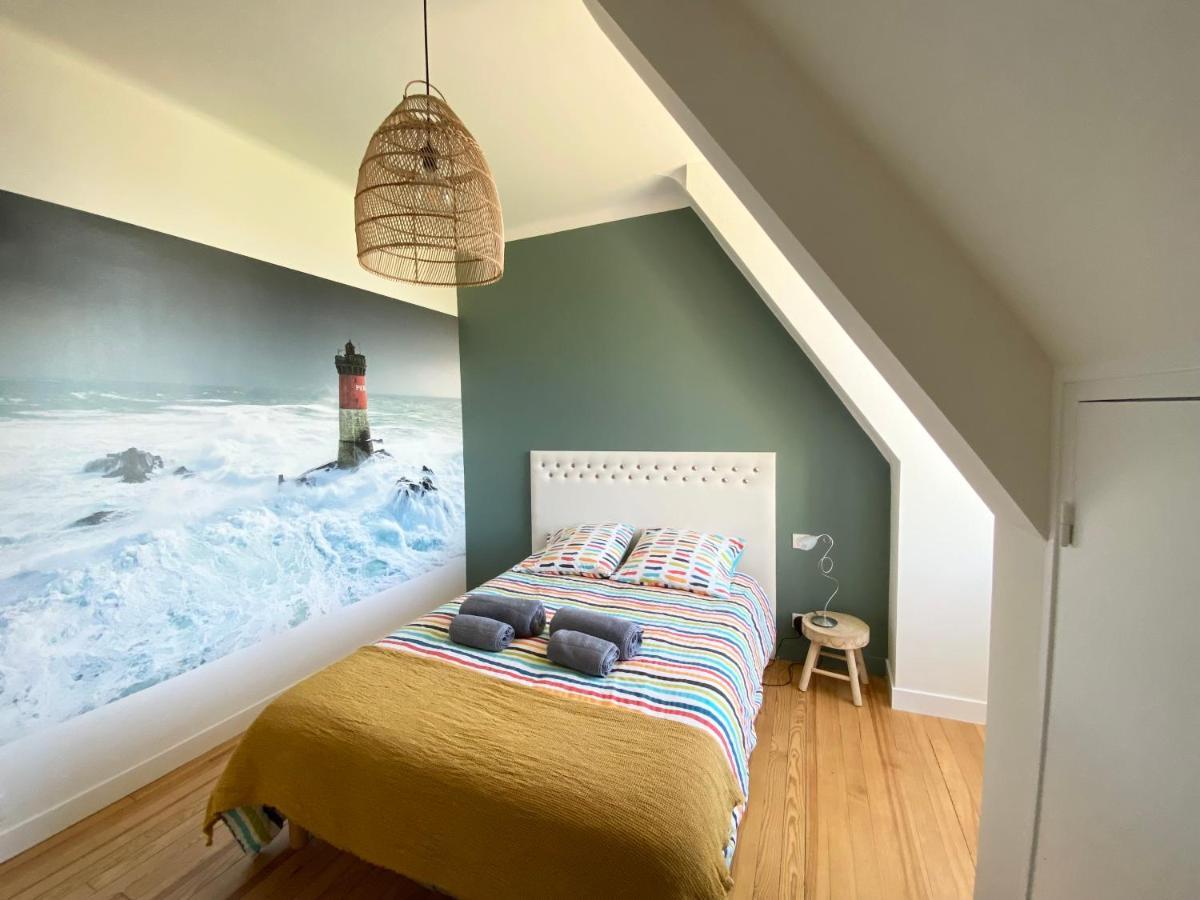Superbe Villa Vue Sur Mer, Corniche De La Plage Benodet Bagian luar foto